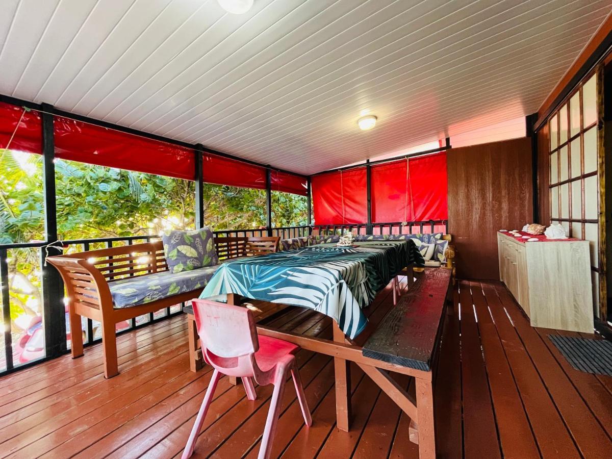 Moorea Temae Bungalow Lory Bord De Mer Exterior foto